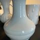 Series of 6 vintage vases in white ceramic years 60-70