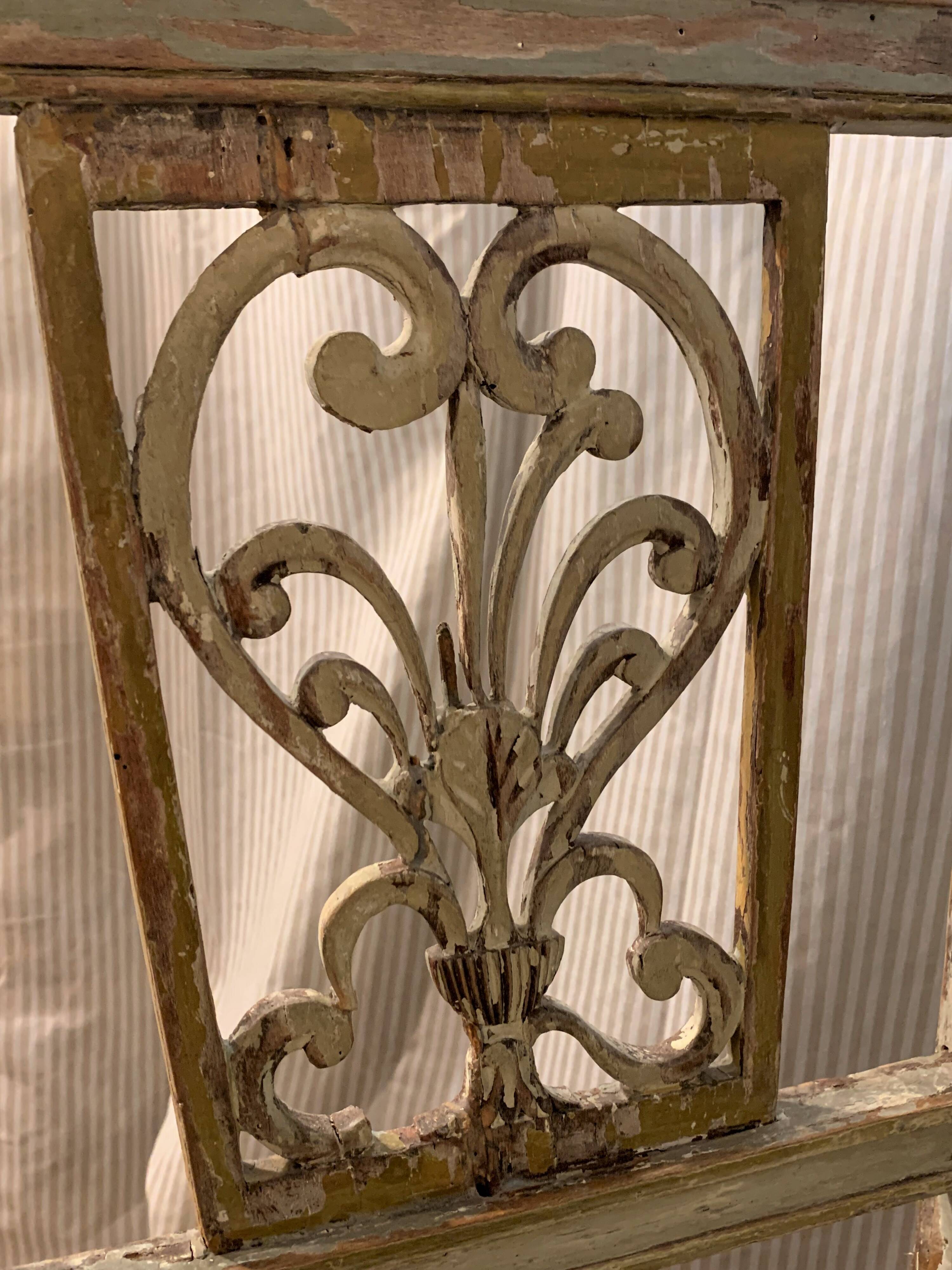 Pair of Directoire chairs