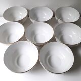 8 bols anciens en porcelaine 1960 (A1)