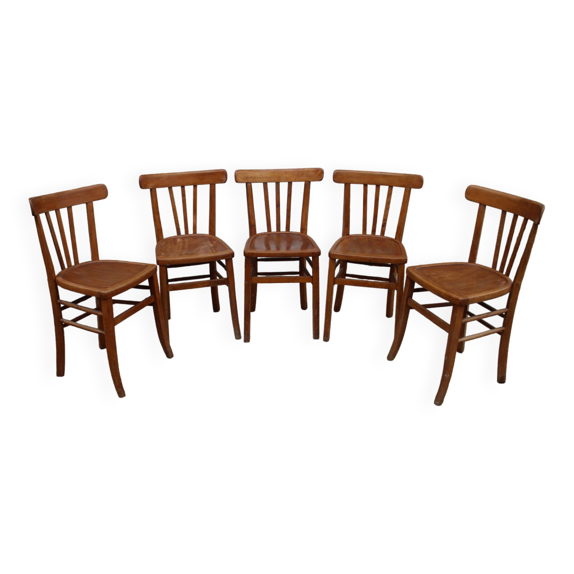série de 5 chaises bistrot luterma