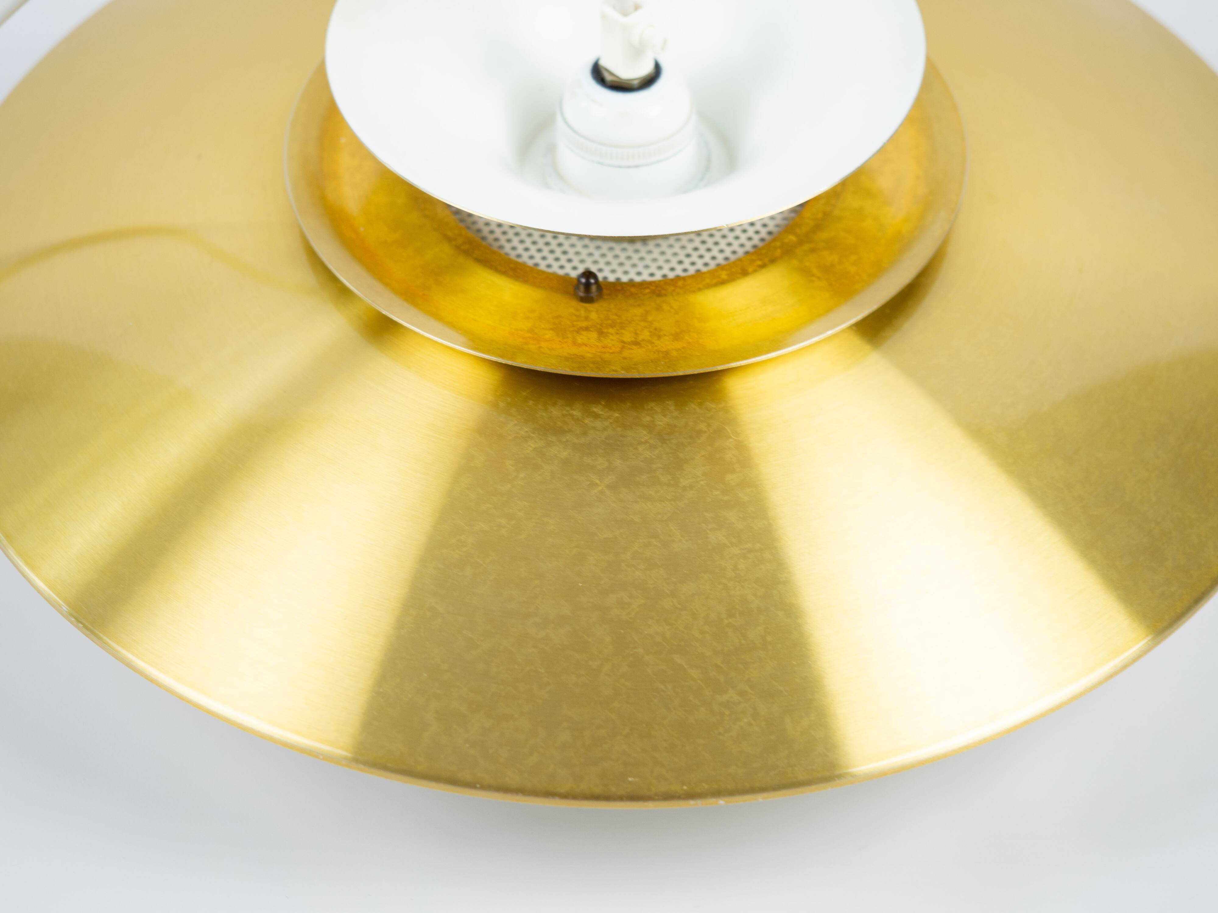 Danish vintage Roma2 pendant lamp by Junge, 1980s