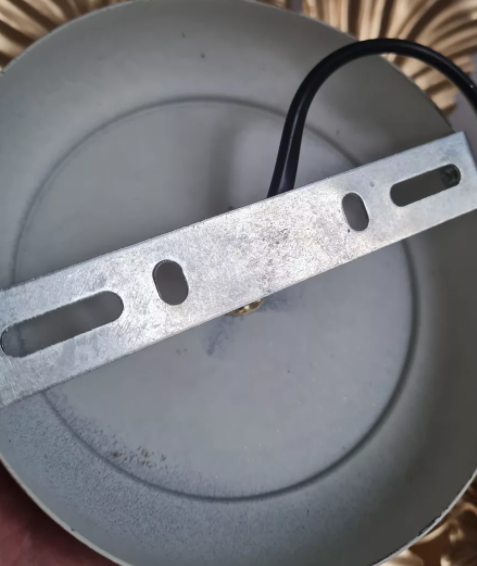 Golden brass flower wall lamp