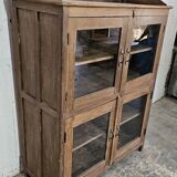 Ancien vaisselier en teck birman