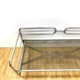 Canapé chromé Bauhaus par Slezák, Tchécoslovaquie, années 1930