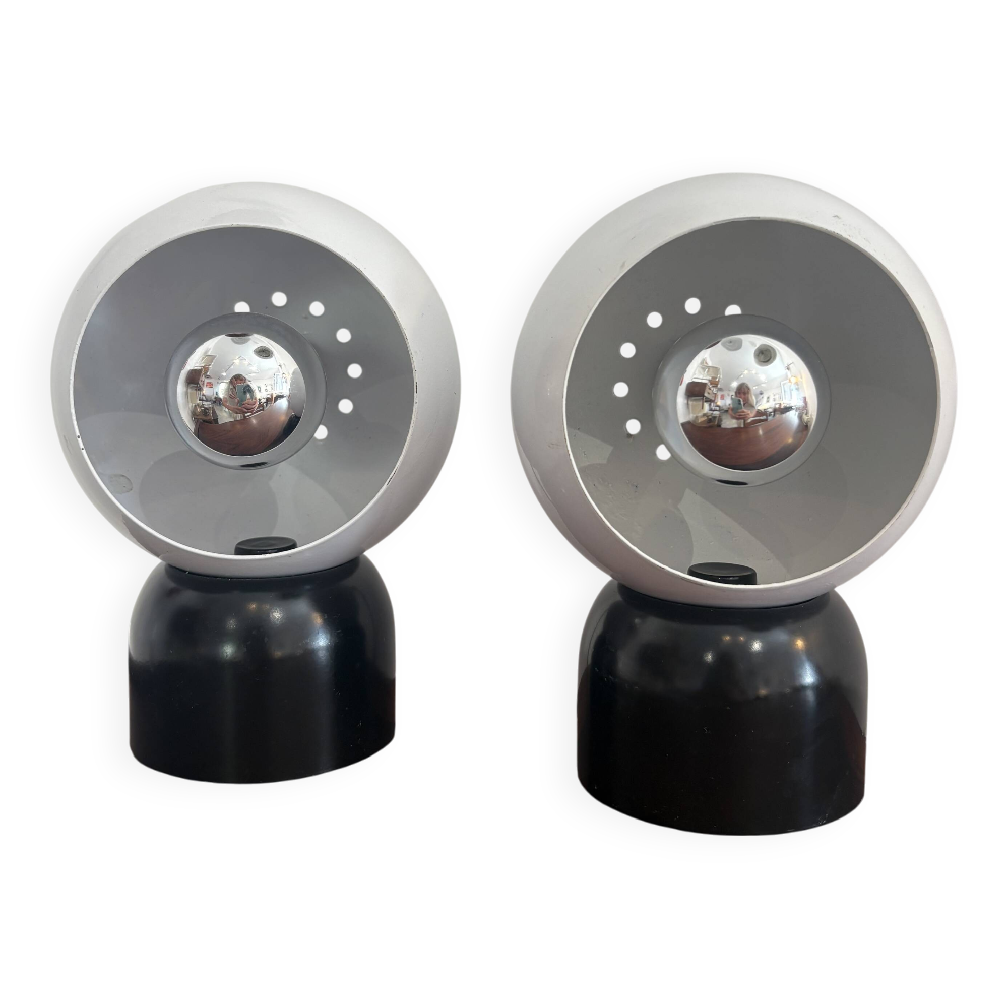 Paire de lampes Eyeball - Italie