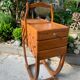 Art Deco sewing basket