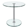 1970s 1980s Coffee Table Side Table in Chrome and Glass Space Age Design