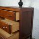 commode années 50 vintage trois tiroirs pieds compas