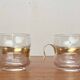 Vintage tea glasses Paula Series by Jorma Vennola for Iittala, 1970s, set of 2