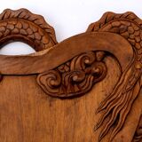 Indochinese Solid Wood Plateau - Dragons - epoch : Art Nouveau