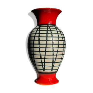 vase émaillé vintage - fat