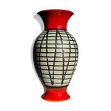 Vintage rare carstens modernist fat lava west german glazed vase