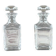 Paire de carafes en cristal de Baccarat, XXe Siècle