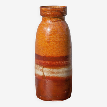 Large ceramic vase, made in Romania, decorative vase, floor vase, flower pot, collection, 70'
