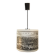 Vintage French 1960s modernist Arlus opaline pendant light, Paris Bordeaux