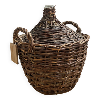 Dame Jeanne in her vintage wicker case