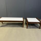 Belgian coffee table set in wenge by Beaufort, 1960s