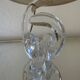 Small Schneider crystal lamp from the 50s