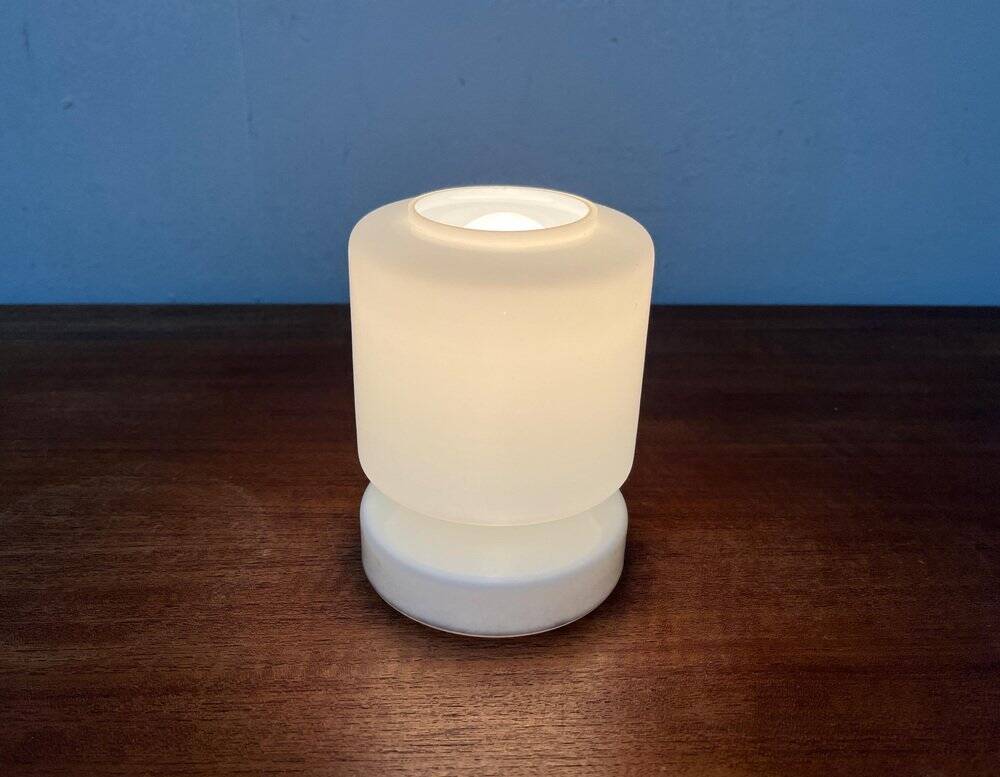 Mid-century minimalist glass table lamp, 1960s