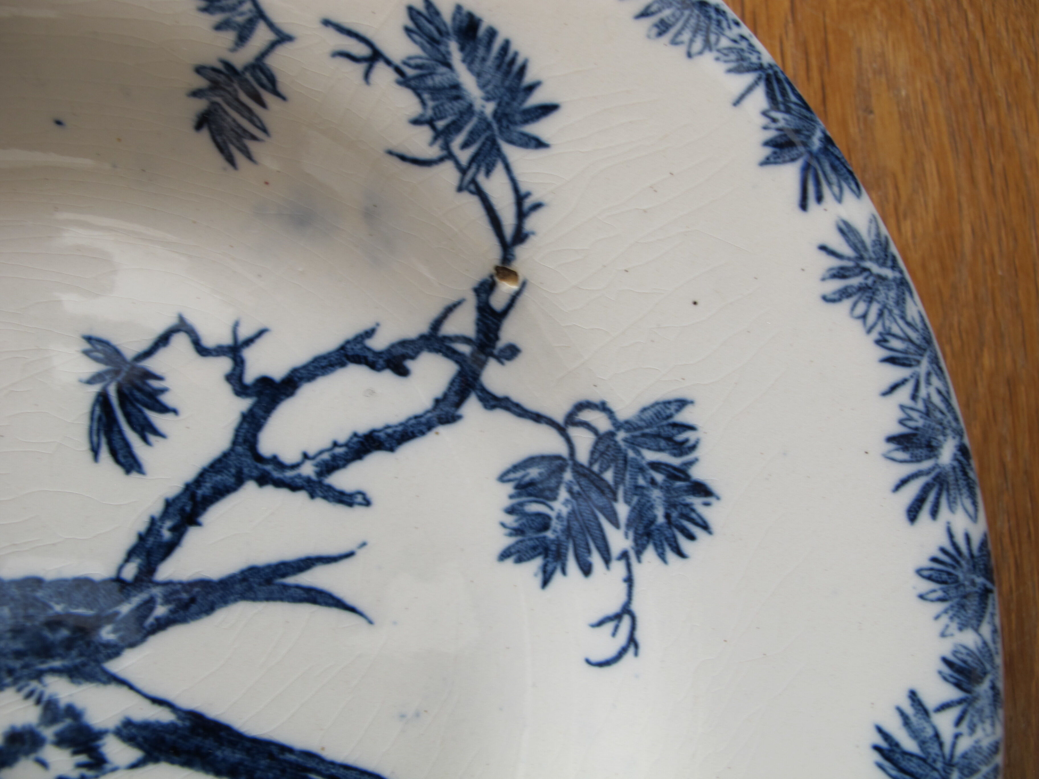 Set of 6 Gien hollow plates