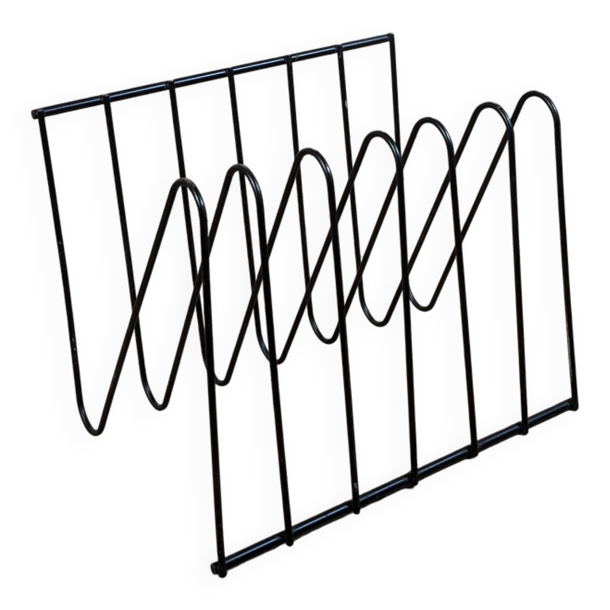 Magazine rack or record holder “Z” by François Arnal, Vintage design from the 1960s
