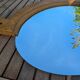 Oval mirror by Guillerme and Chambron
