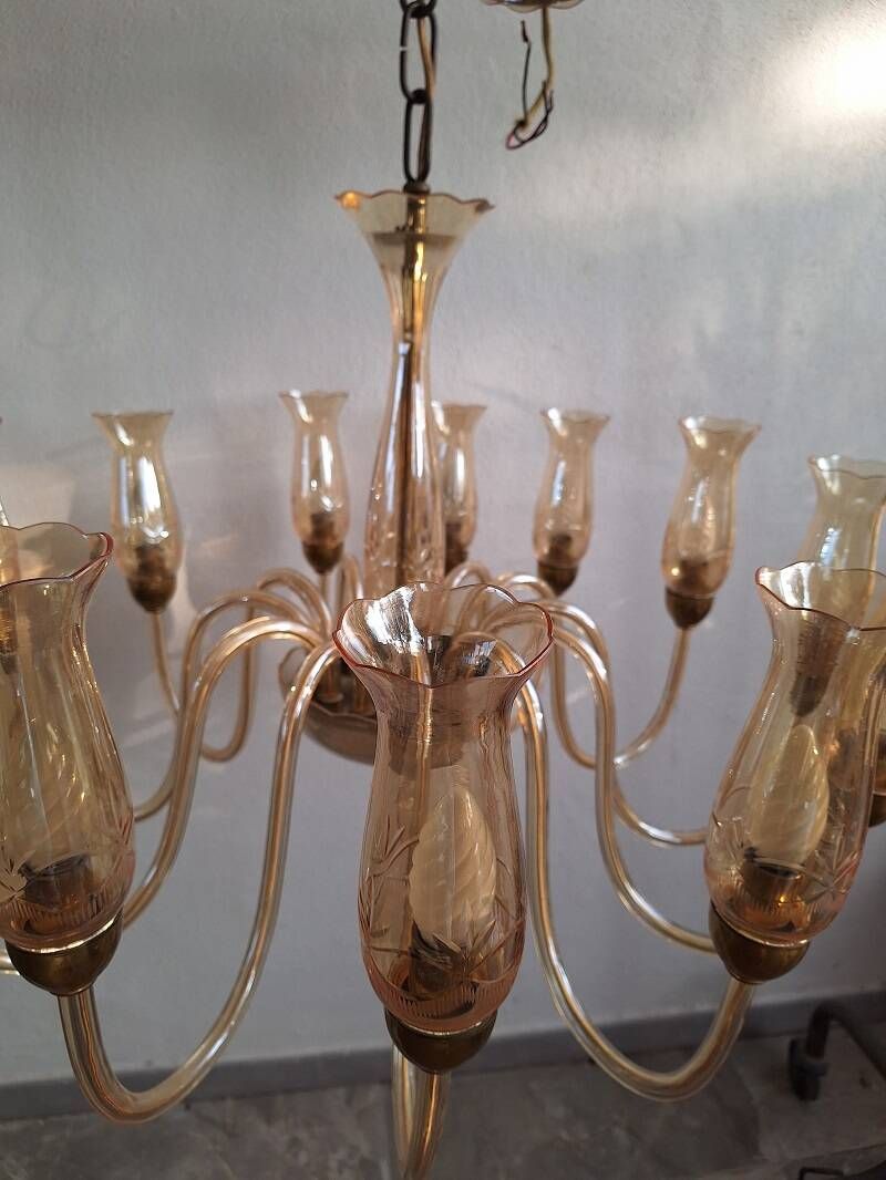 Lustre De Majo Murano vintage