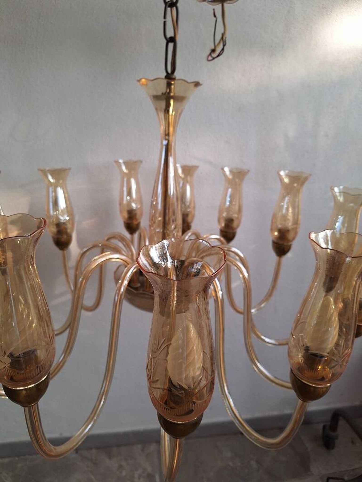 Lustre De Majo Murano vintage