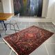 Oriental carpet old handmade wool, 157x105 cm