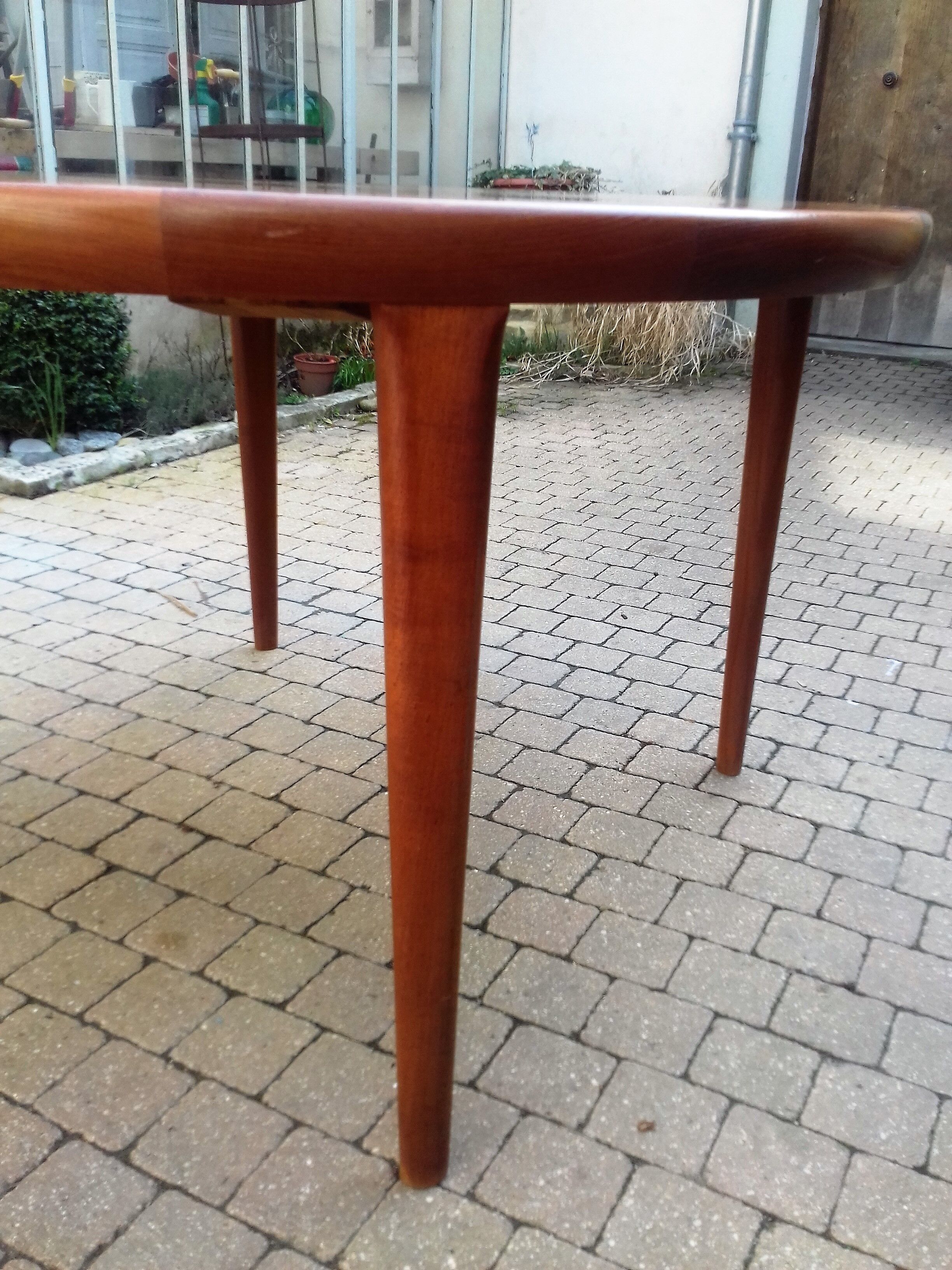 1960s extendable teak table