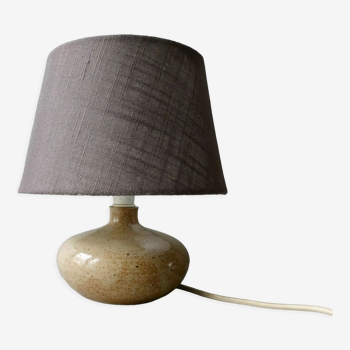 Lampe en grès pyrité des années 70