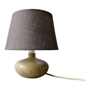 Lampe en grès pyrité des années