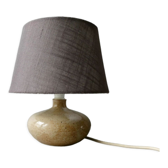 Lampe en grès pyrité des années 70