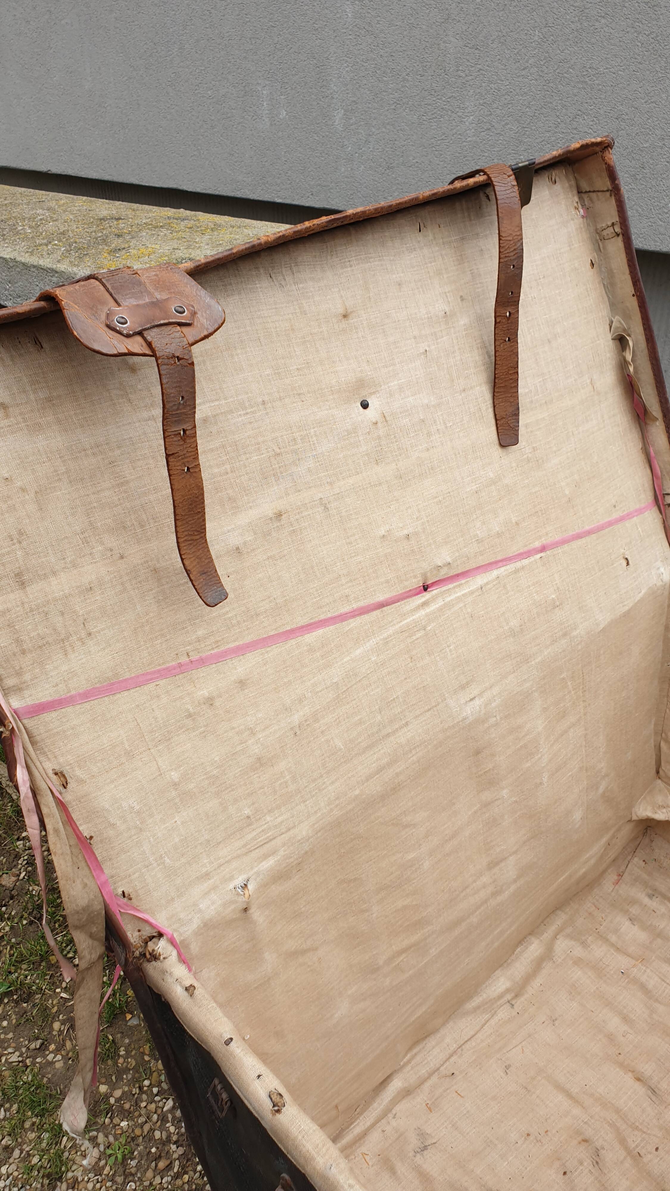 Late 19th century travel trunk