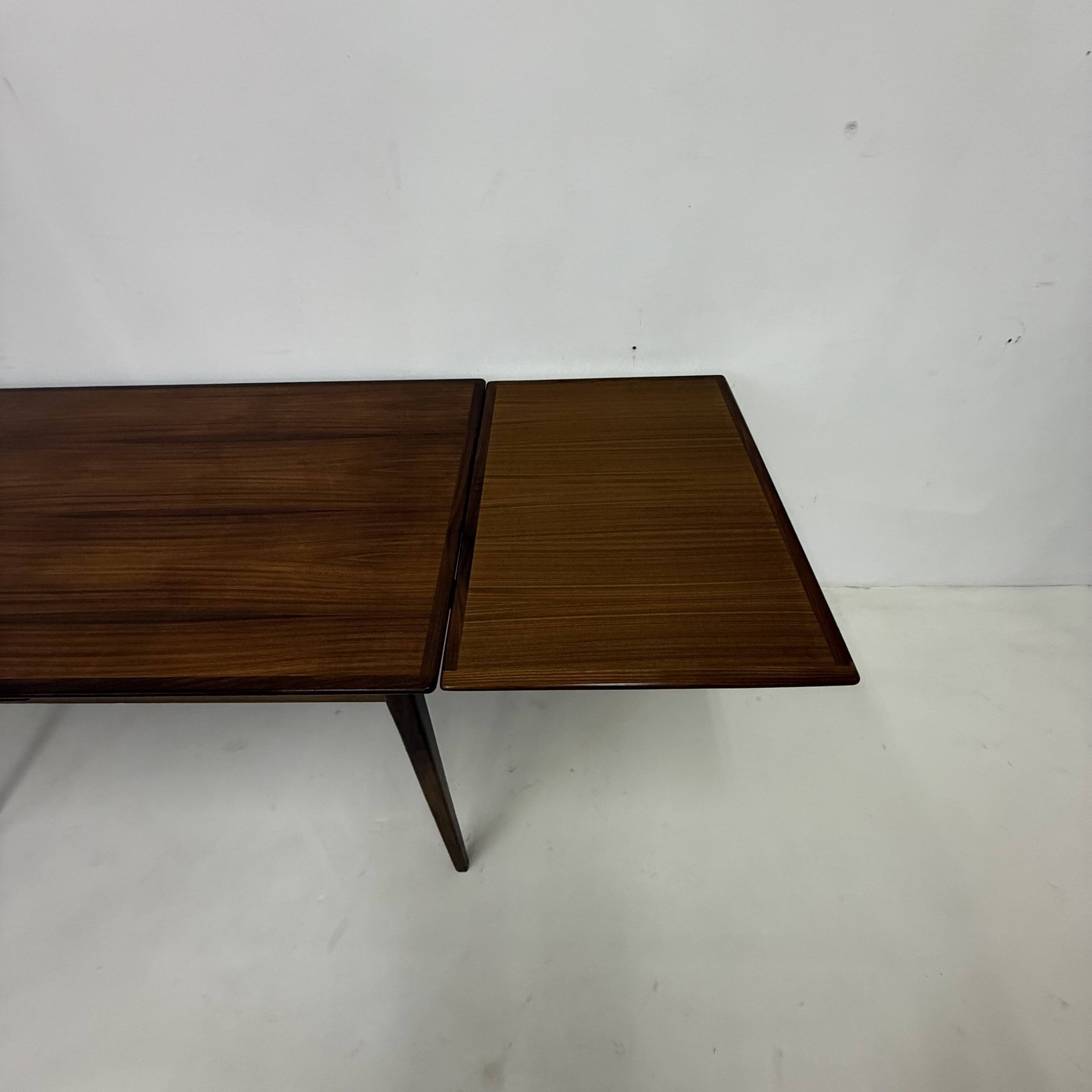 Vintage extendable wooden dining table , 1960's