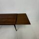 Table à manger extensible vintage en bois, années 60