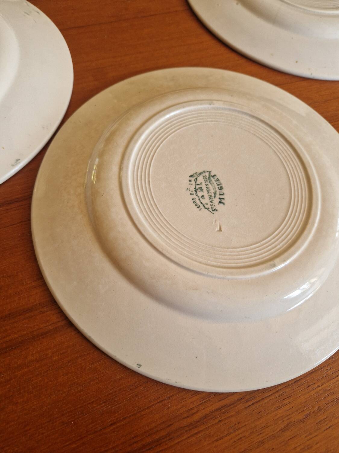 Set of 5 Saint Amandinoise Muguet Plates
