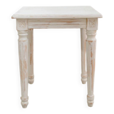 Console carrée blanche