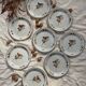 St-Clement earthenware dinner plates, 1940