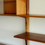 Scandinavian wall system in teak 1960