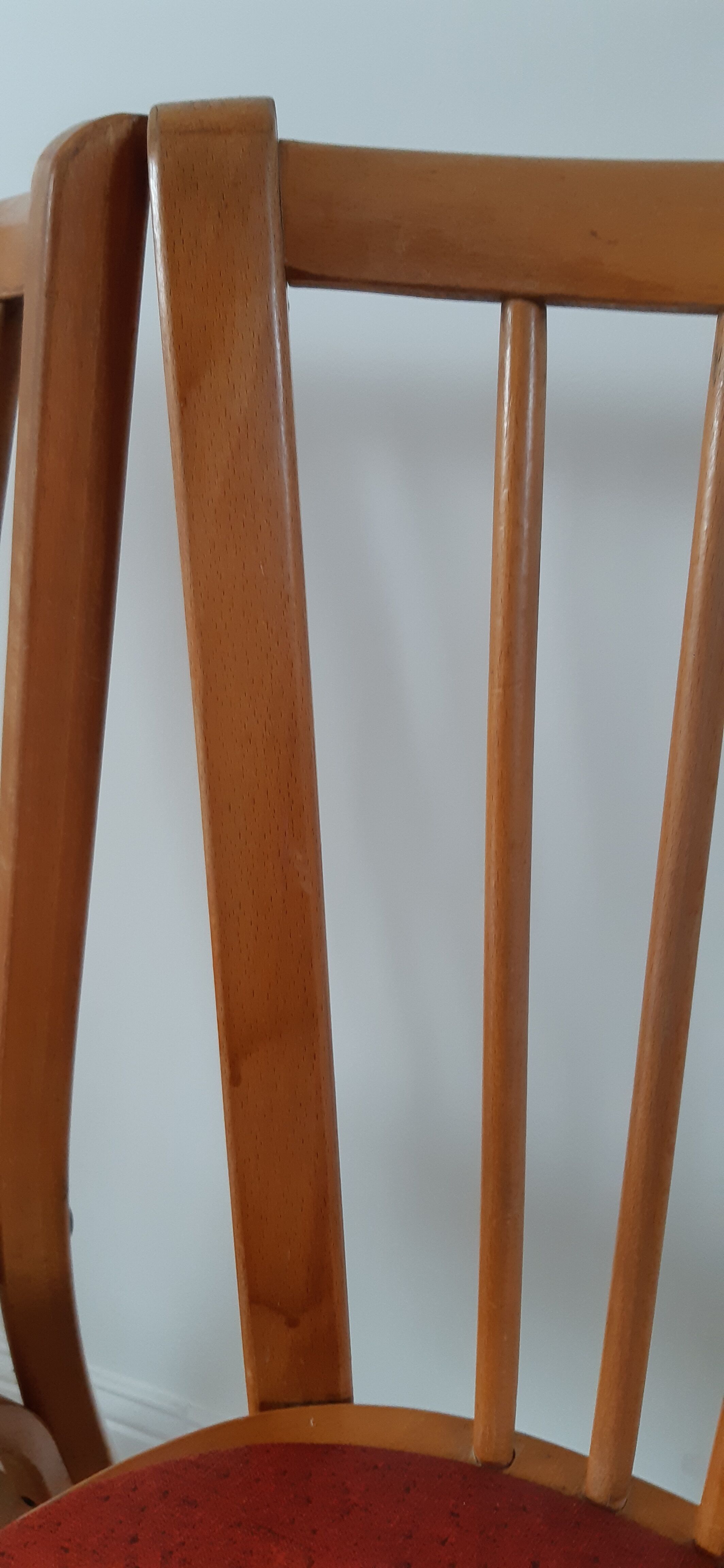 Pair of Baumann bistro chairs N°12 50s