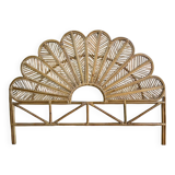 Handmade wicker headboard