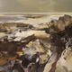 Italian Seascape Painting Signed Ferruccio Rosini Dated 1980