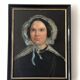 Antique Vintage Oil Portrait Painting of a Dutch Lady, 19th Century