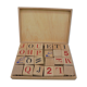Vintage alphabet cubes game