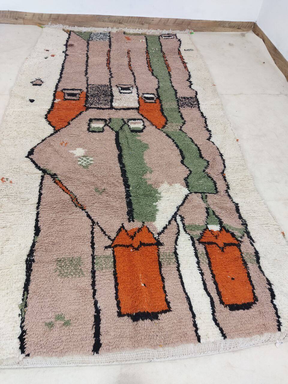Handmade Moroccan Berber rug 280 x 150 cm