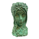 Vase tête de style art nouveau