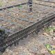 Bench, cast iron daybed, late 19th - early 20th century