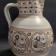 Vintage Talavera ceramic pitcher vase jug 20th century