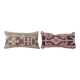 Set of 2 vintage Turkish cushion covers 23x48 cm